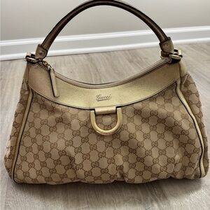 Gucci GG Canvas Abbey hobo bag